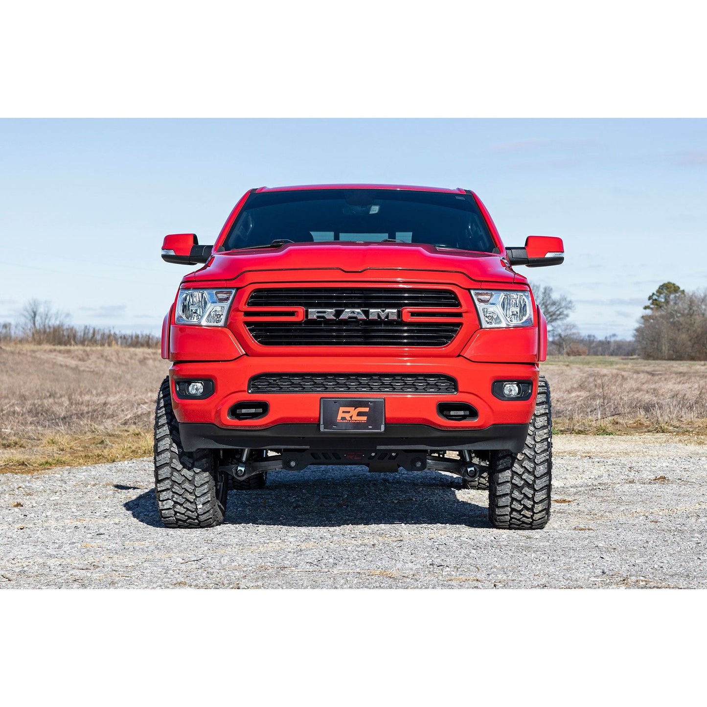 Rough Country Flat Black Fender Flares I S-D10914
