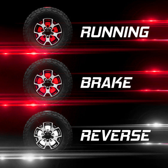 XKGLOW | Jeep 5th Wheel Light w/ Brake, Running, Reverse and Turn Signal Lights | XK041019