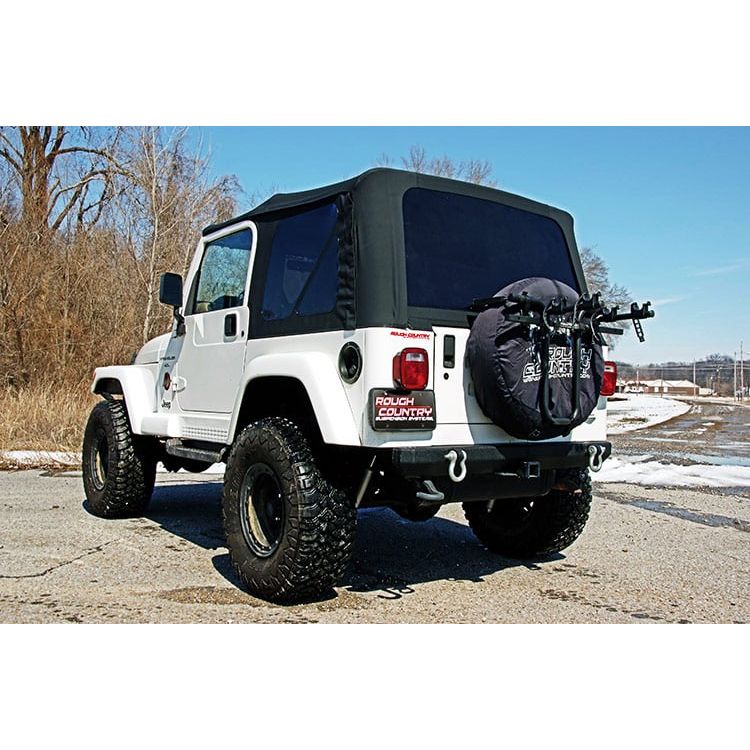 ROUGH COUNTRY Soft Top | Replacement | Black | Full Doors | Jeep Wrangler TJ 4WD (97-06) | RC85020.35
