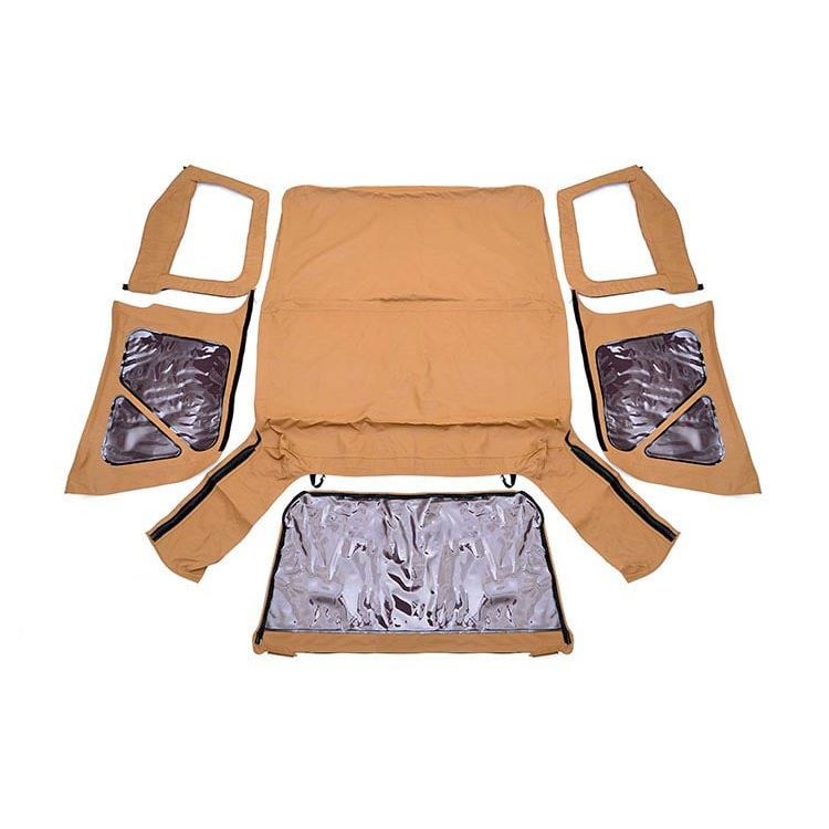 ROUGH COUNTRY Soft Top | Replacement | Spice | Half Doors | Jeep Wrangler TJ 4WD (97-06) | RC85350.70