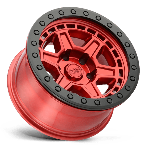 Black Rhino RENO CANDY RED W/ BLACK RING & BOLTS
