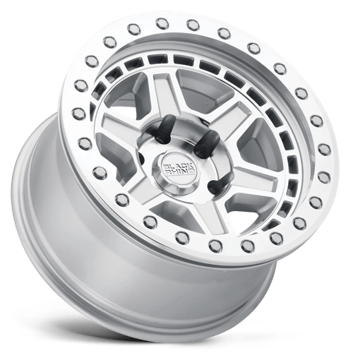 Black Rhino RENO SILVER W/ MIRROR FACE & SILVER BOLTS