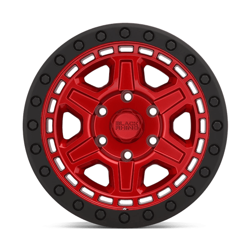 Black Rhino RENO CANDY RED W/ BLACK RING & BOLTS