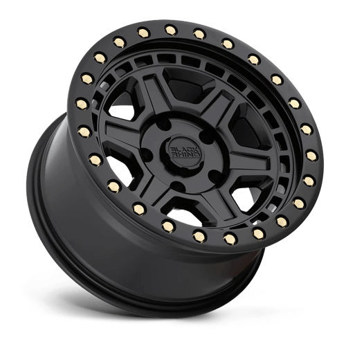 Black Rhino RENO MATTE BLACK W/ BRASS BOLTS