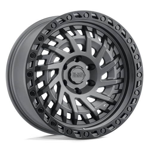 Black Rhino Hard Alloys SHREDDER MATTE GUNMETAL W/ BLACK RING