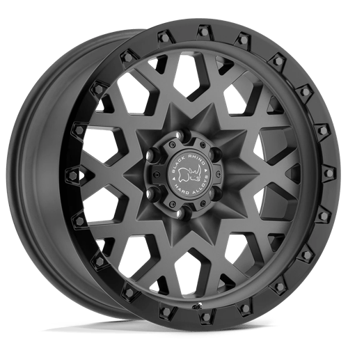 Black Rhino Hard Alloys SPROCKET MATTE GUNMETAL W/ BLACK RING