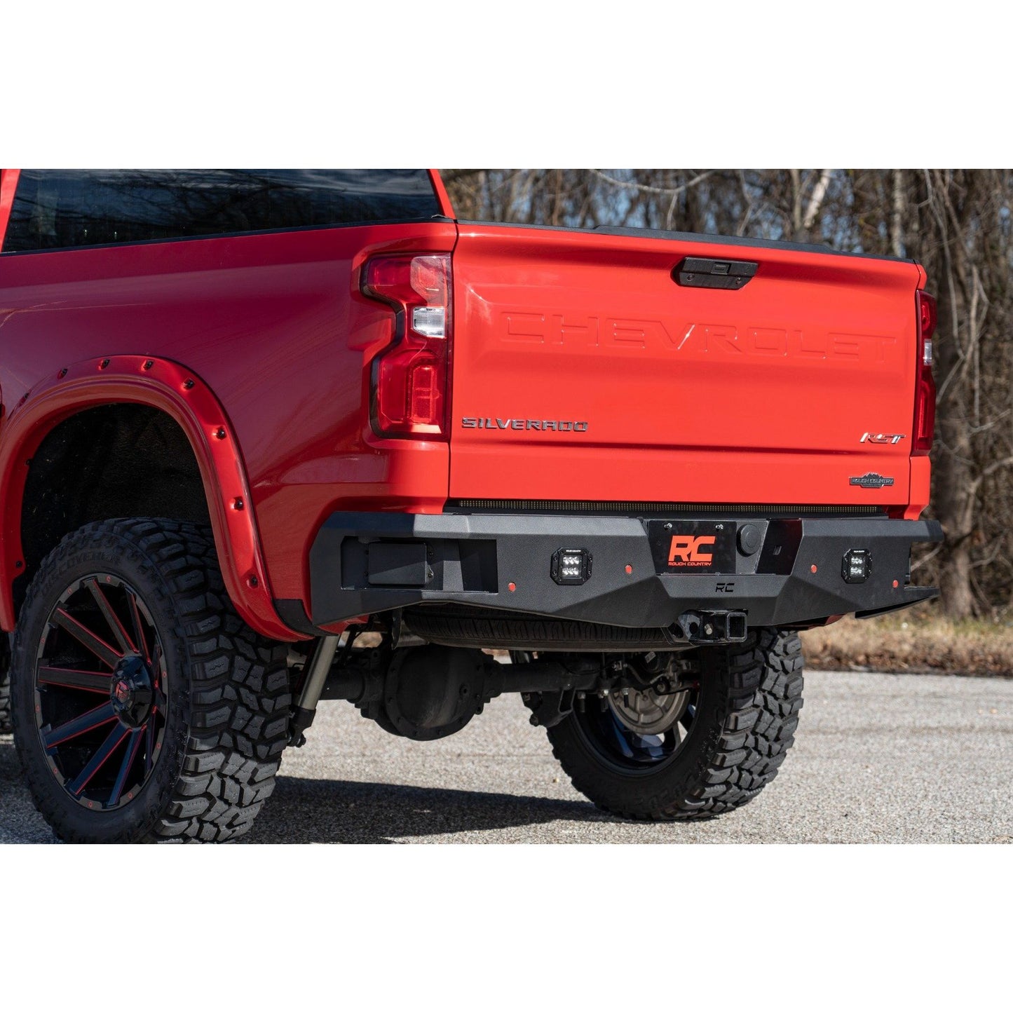 ROUGH COUNTRY Rear LED Bumper | Chevy Silverado 1500 2WD/4WD (2019-2024 & Classic) | 10758