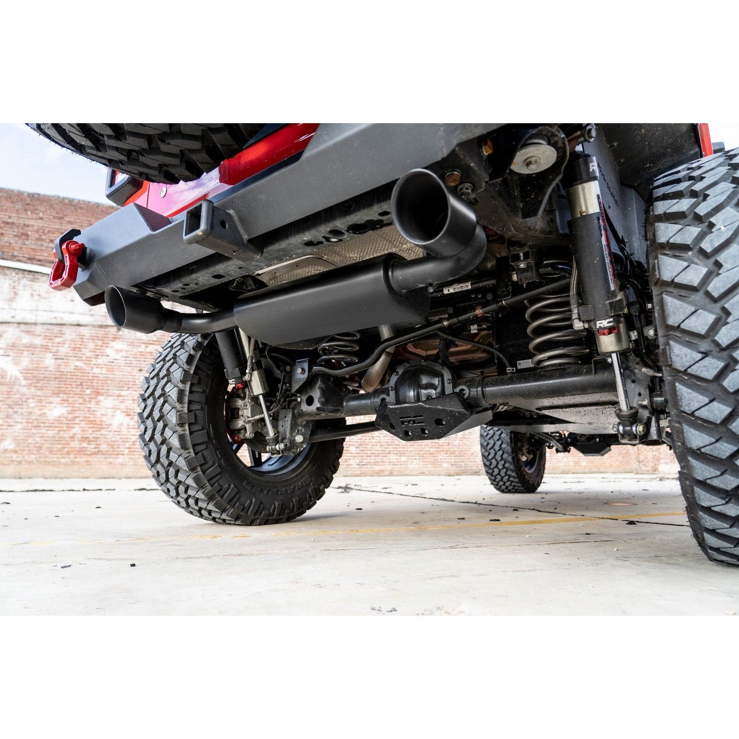 ROUGH COUNTRY Performance Exhaust | Dual Outlet | Jeep Wrangler JL (18-25)/Wrangler Unlimited (18-25) | 96003