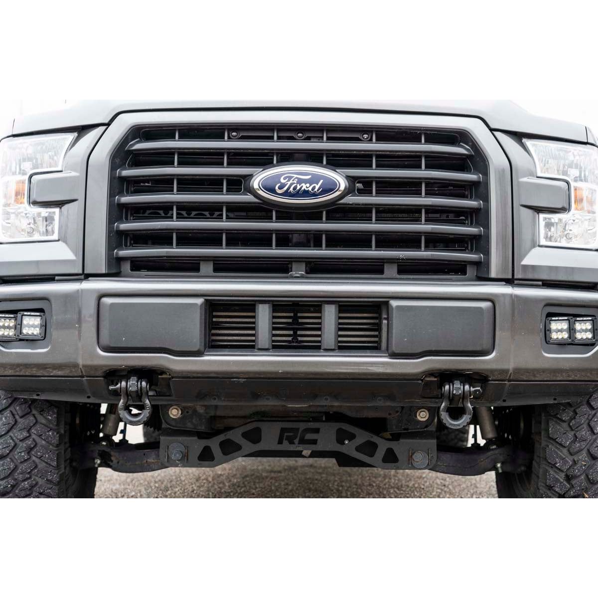 ROUGH COUNTRY Tow Hook Brackets | Ford F-150 2WD/4WD (2009-2025) | RS150A