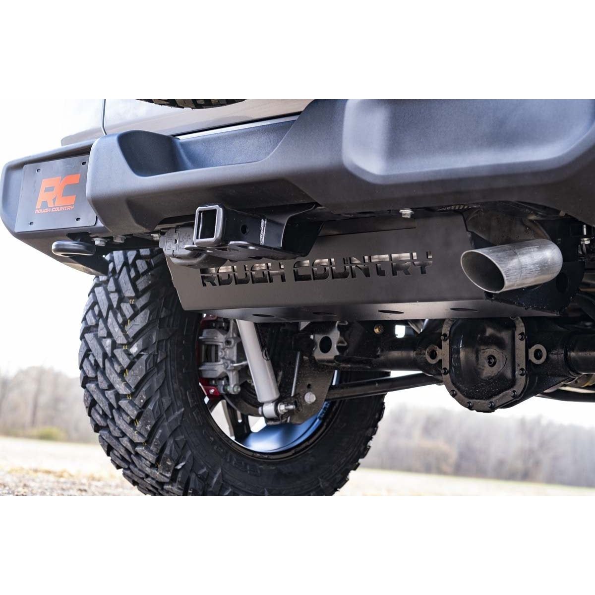 ROUGH COUNTRY Skid Plate | Muffler | Jeep Wrangler JL/Wrangler Unlimited 4WD (2018-2025) | 10599