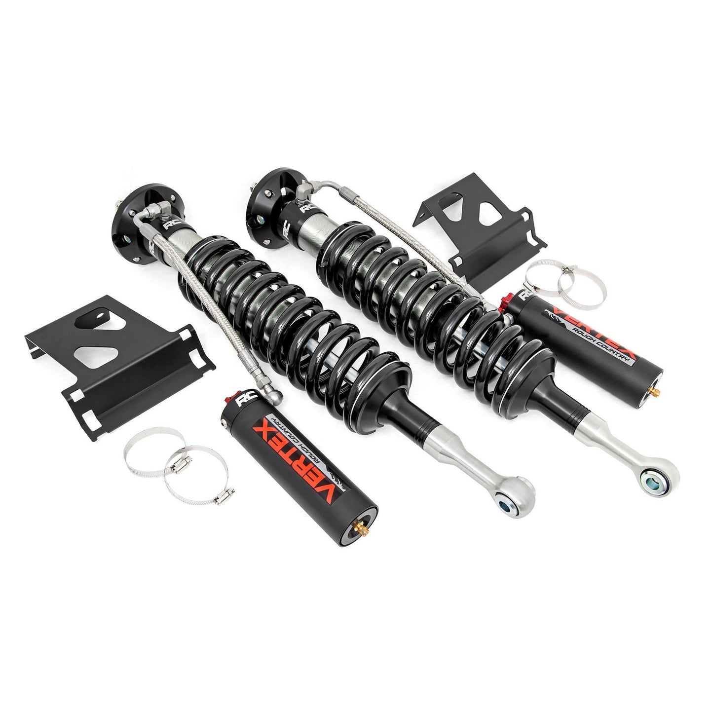 ROUGH COUNTRY Vertex 2.5 Adjustable Coilovers | Front | 3.5" | Toyota Tundra 4WD (07-21) | 689034