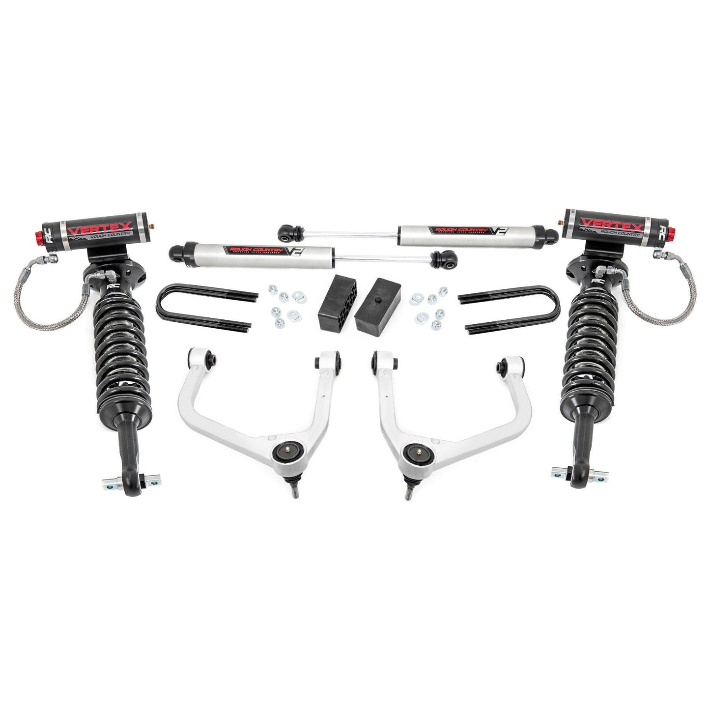 Rough Country Vertex Coilovers w/V2 Rear Shocks 3.5 Inch Lift Kit I 28857