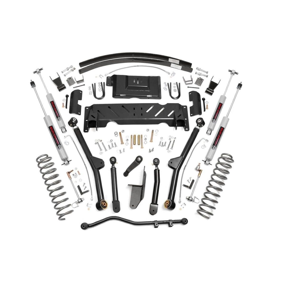 ROUGH COUNTRY 4.5 Inch Lift Kit | Long Arm | RR AAL | NP231 | Jeep Cherokee XJ 4WD (84-01) | 68922