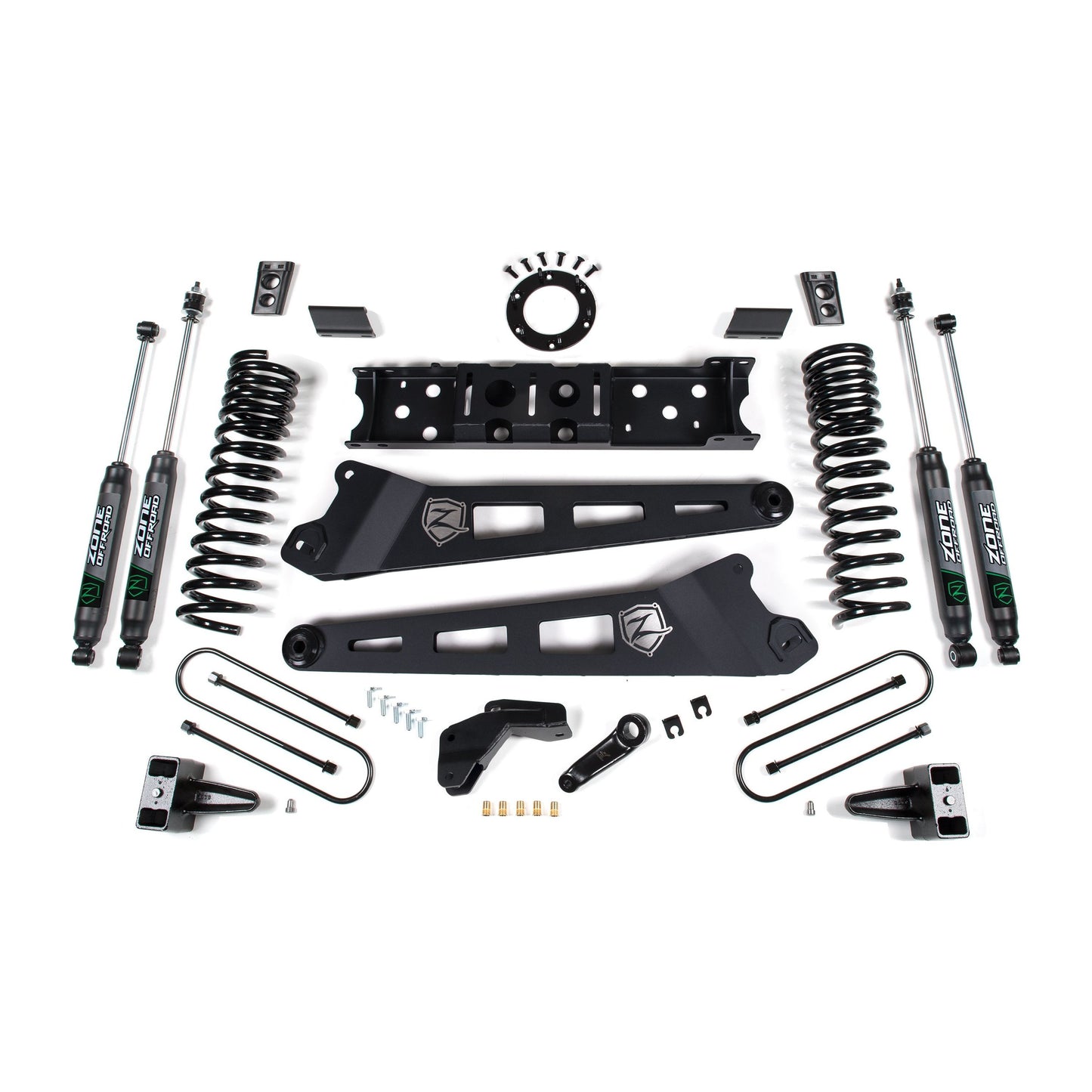 Zone Offroad 4 Inch Lift Kit w/ Radius Arm Gas I ZOND103N