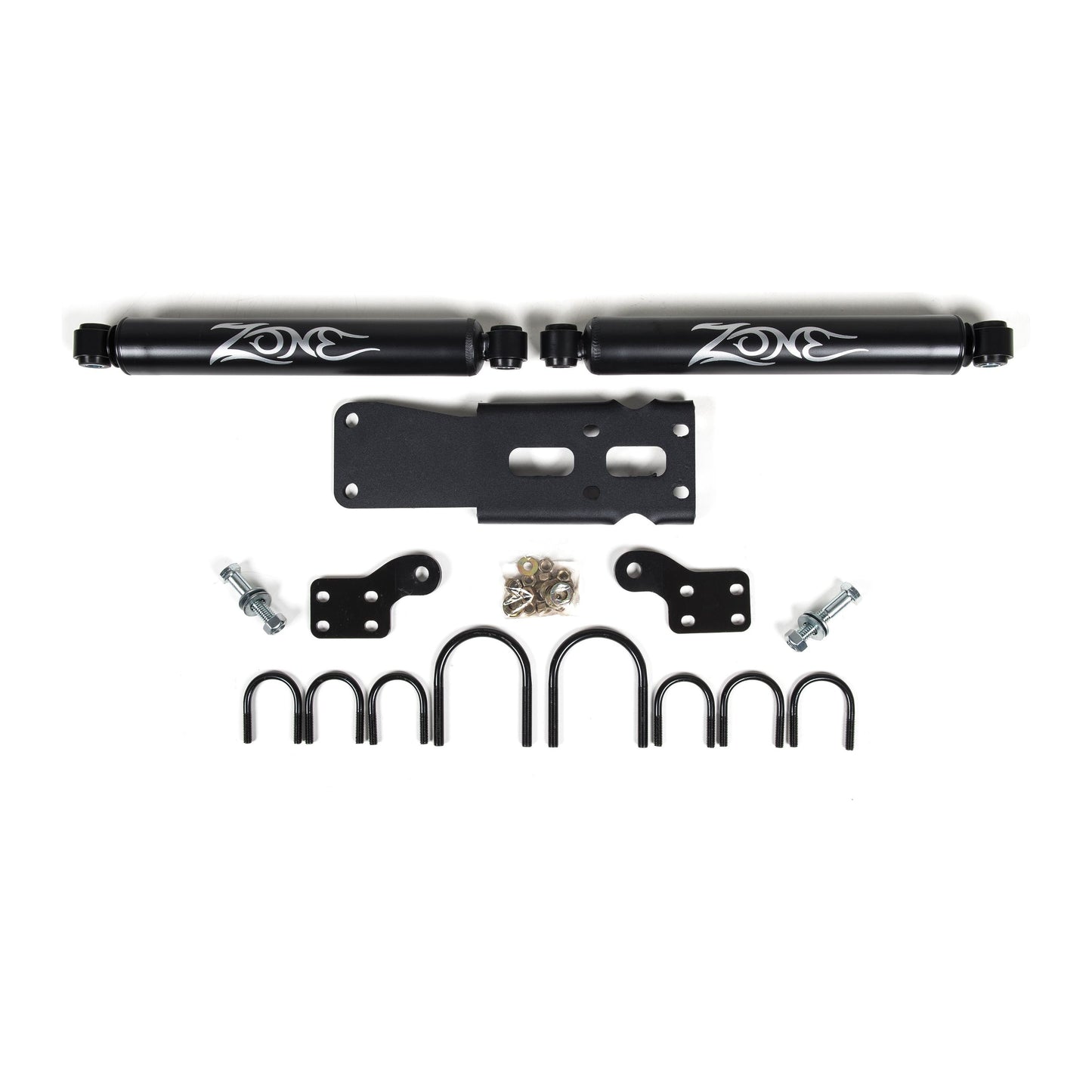 Zone Offroad Dual Steering Stabilizer Kit w/ Shocks I ZON7450