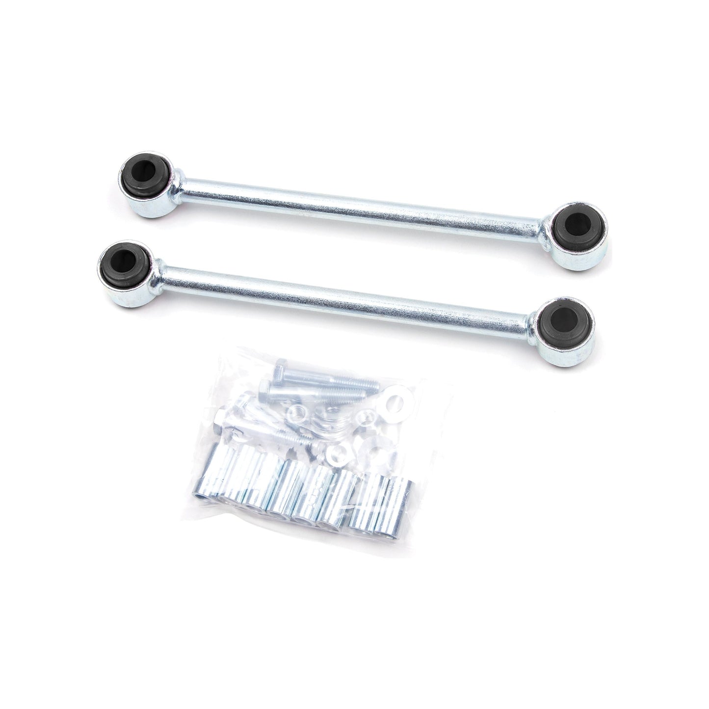ZONE OFFROAD | Sway Bar Links I ZONJ5401 high strength steel links with bushings and hardware for Jeep lift kits