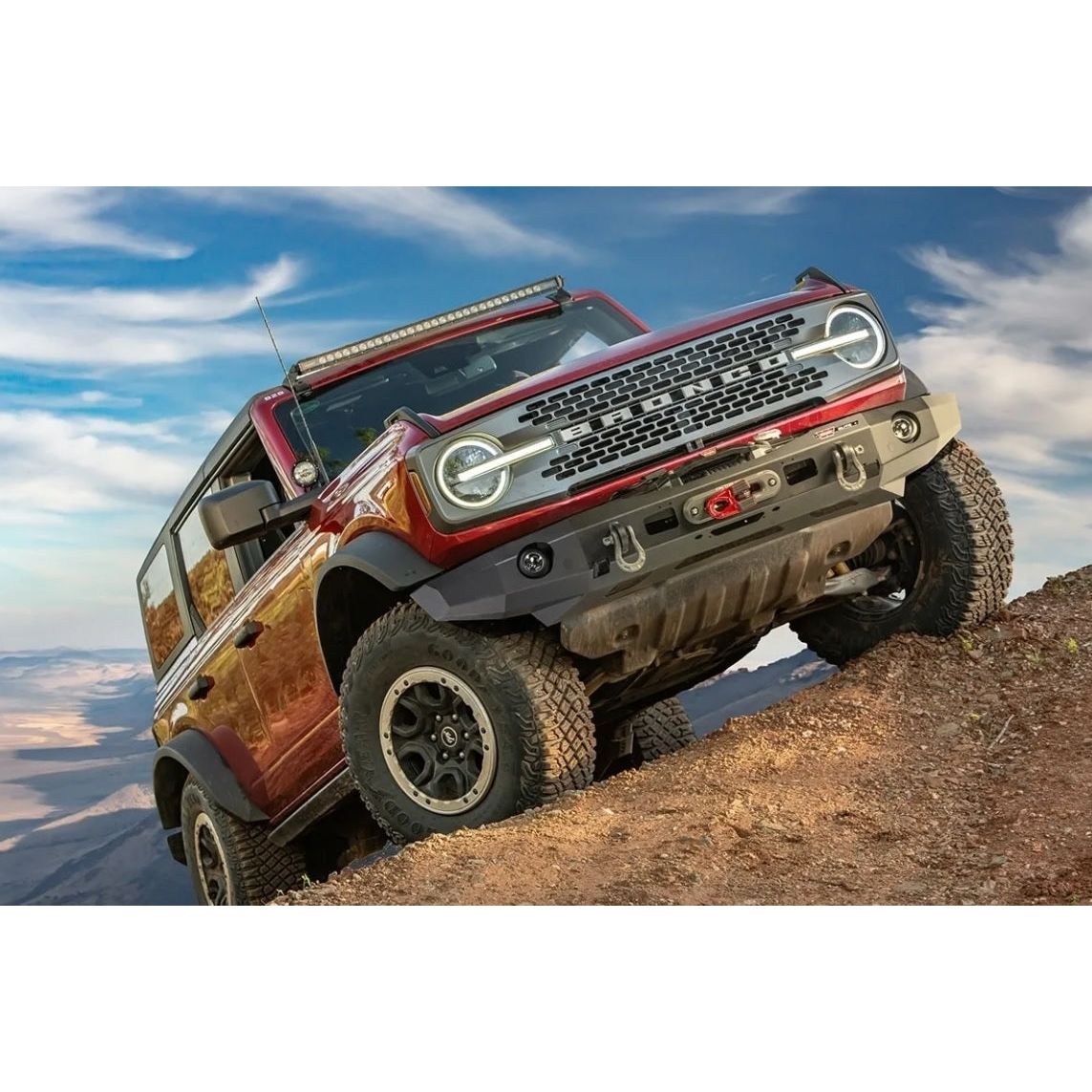 Warn Elite Front Bumper 2021-C Ford Bronco 107870