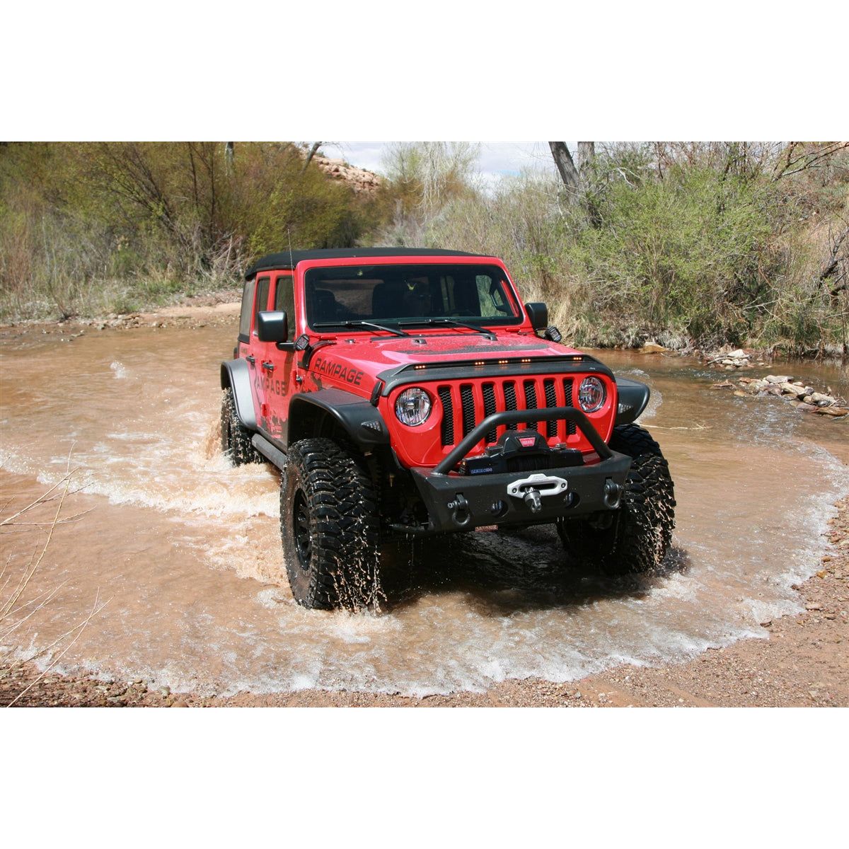 Bushwacker Flat Style Fender Flare Set for 18-C JL