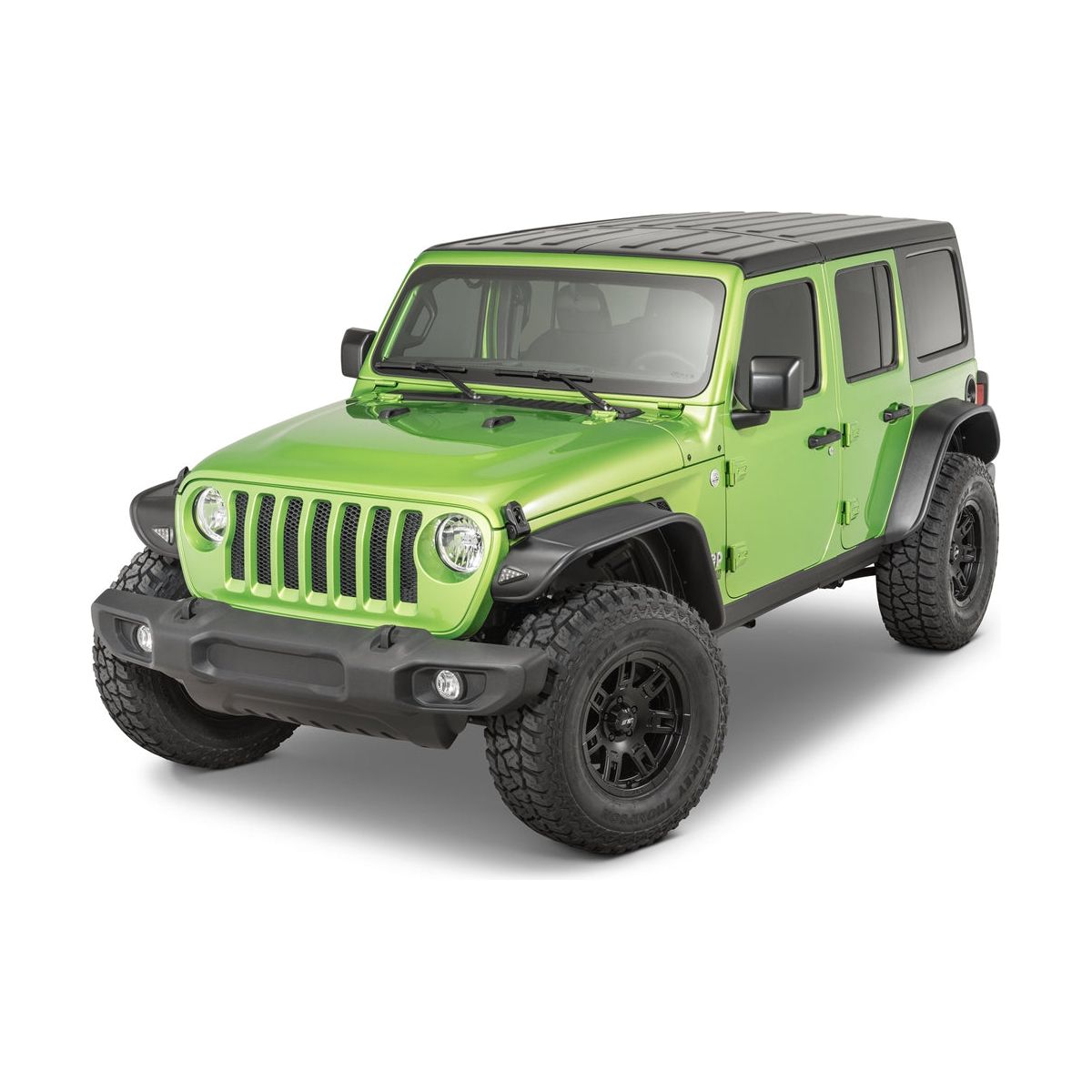 Bushwacker Flat Style Fender Flare Set for 18-C JL