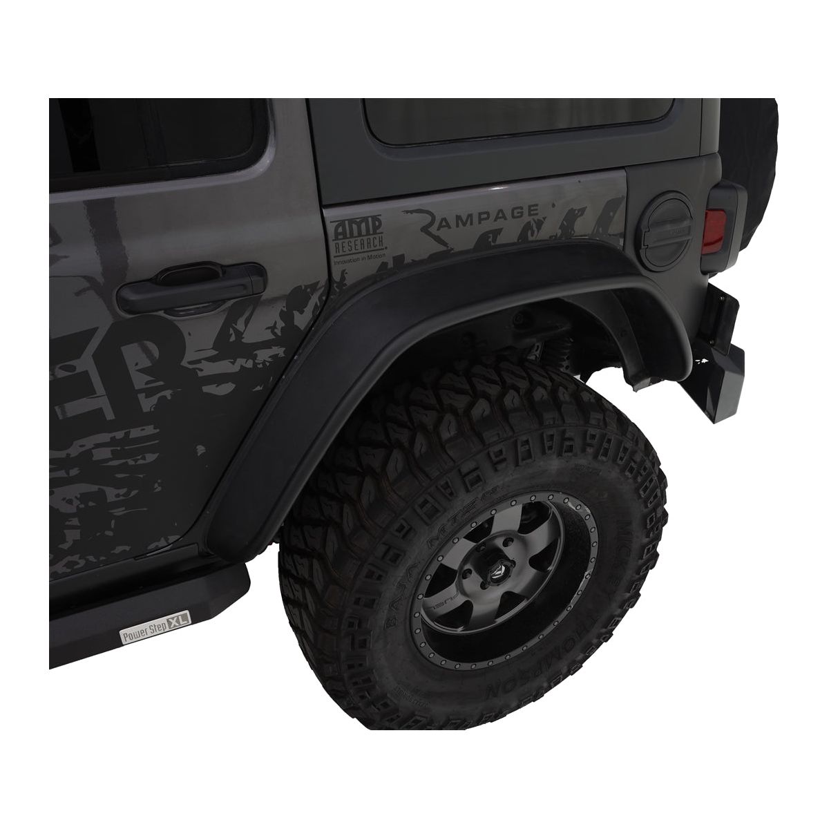 Bushwacker Flat Style Fender Flare Set for 18-C JL