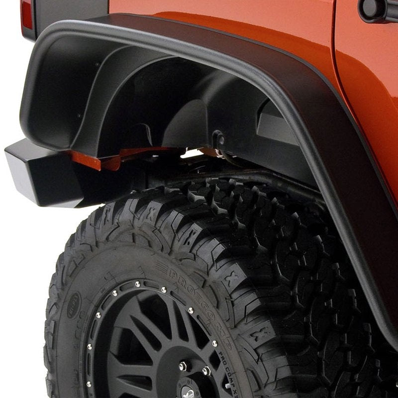 Bushwacker Flat Style Fender Flare Set for 18-C JL