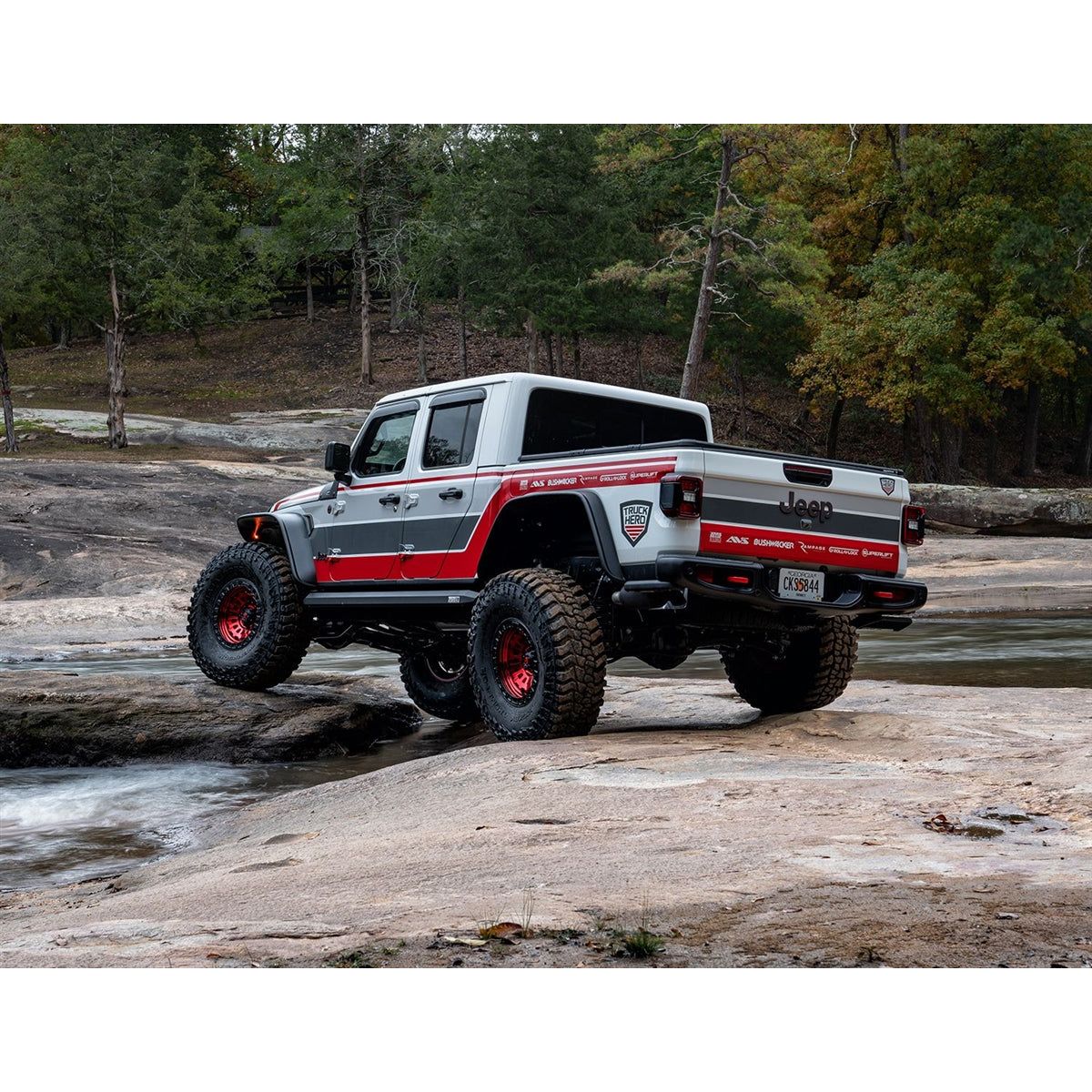 Bushwacker Flat Style Fender Flare Set (4-Piece) for 2020-C Jeep Gladiator JT