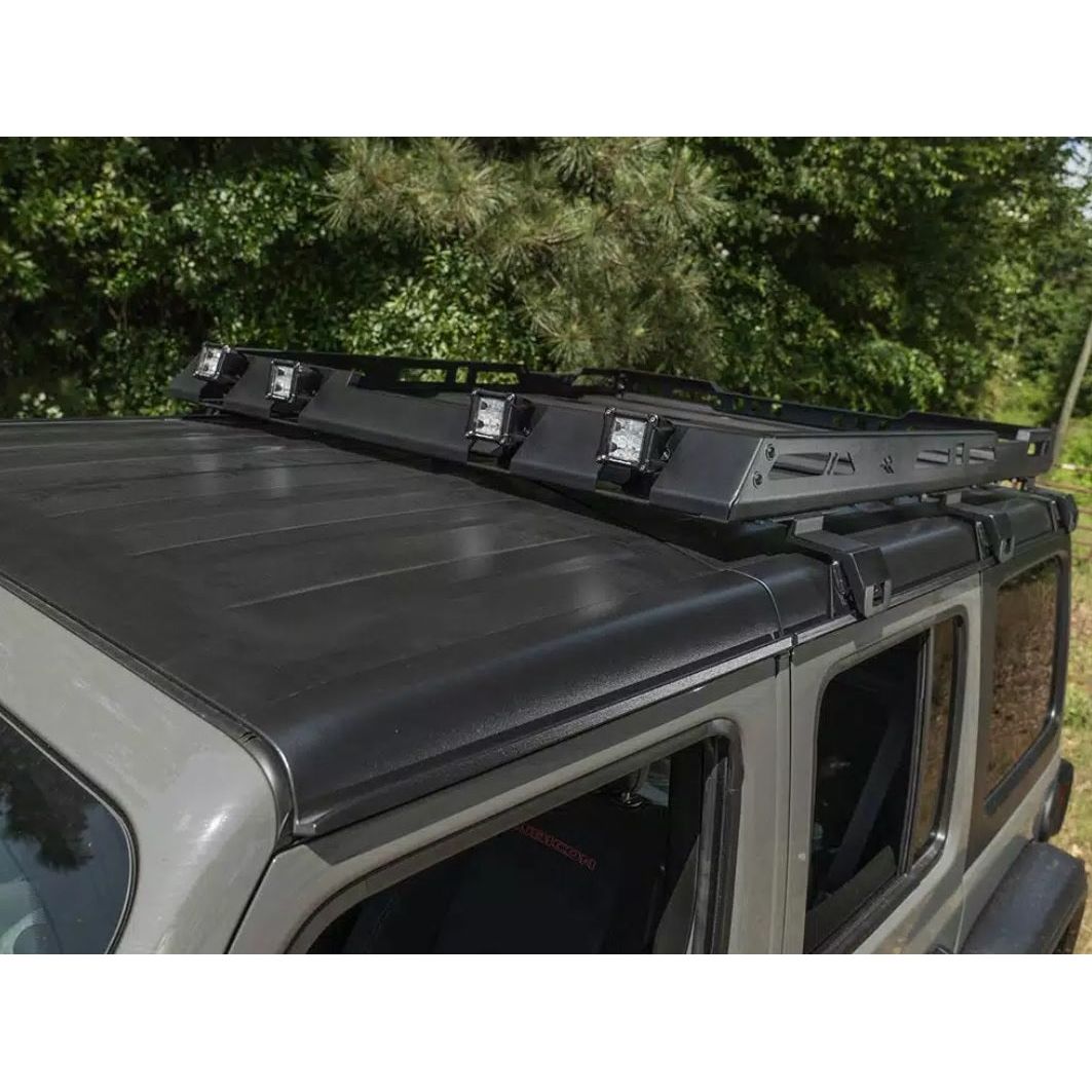 2Pcs Aluminum Roof Rail Rack Cross Bar Crossbar Fit for Jeep Gladiator  2020-2023