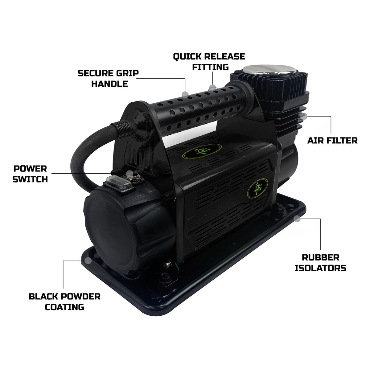 Up Down Air Compressor System 5.6 CFM with Storage Bag, Hose & Attachments  (Universal) 12099917
