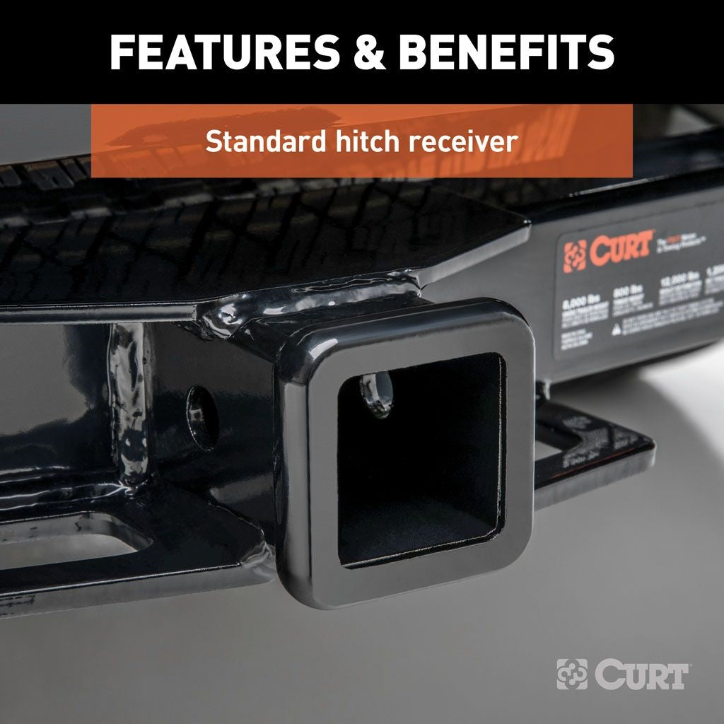 Curt Manufacturing Class III 2" Receiver Hitch for 2018-C JL