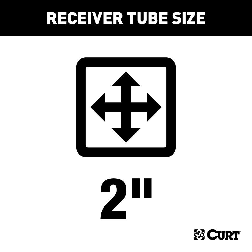 Curt Manufacturing Class III 2" Receiver Hitch for 2020-C Gladiator JT 13434