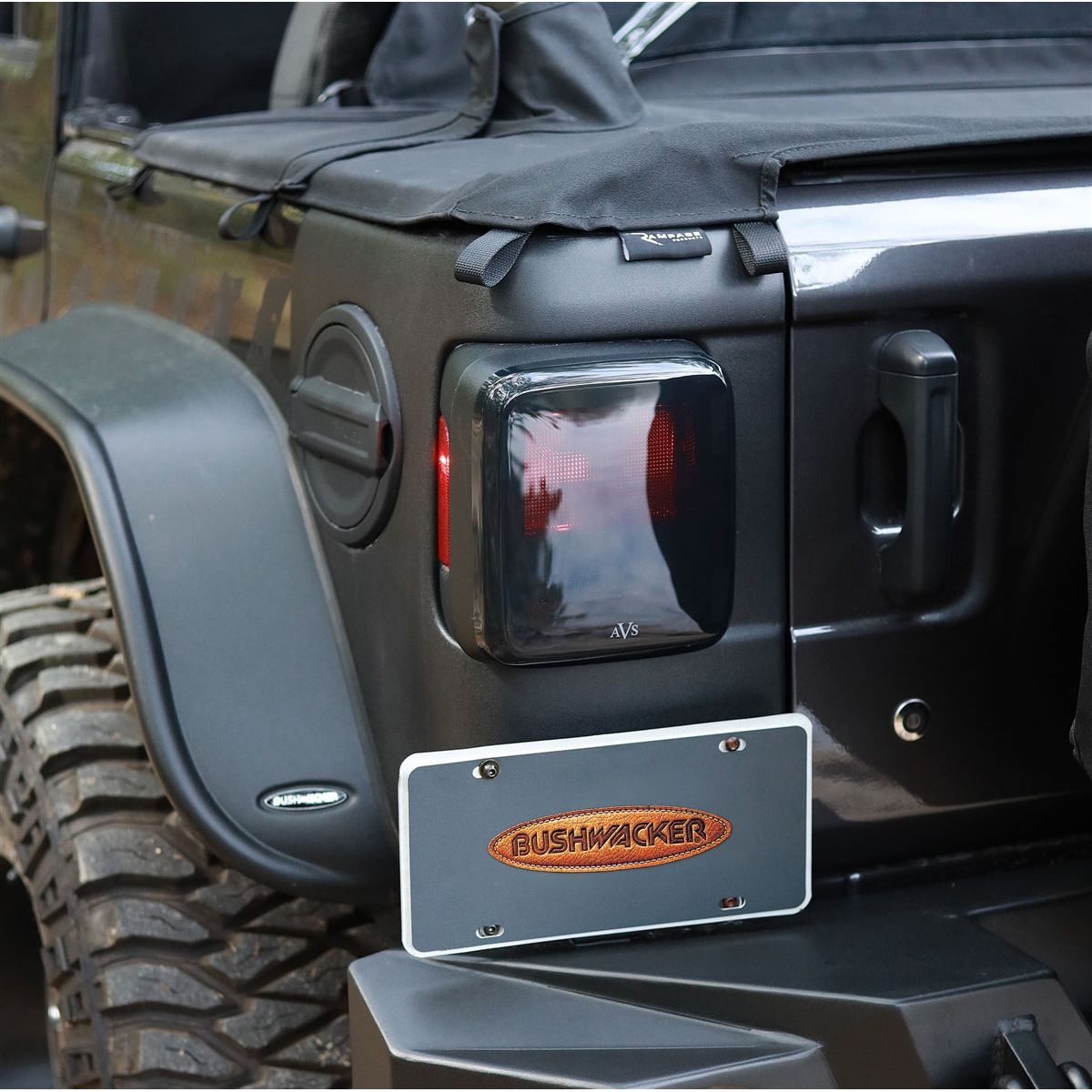 Bushwacker Trail Armor Rear Corners for 18-C Jeep Wrangler JL 14084