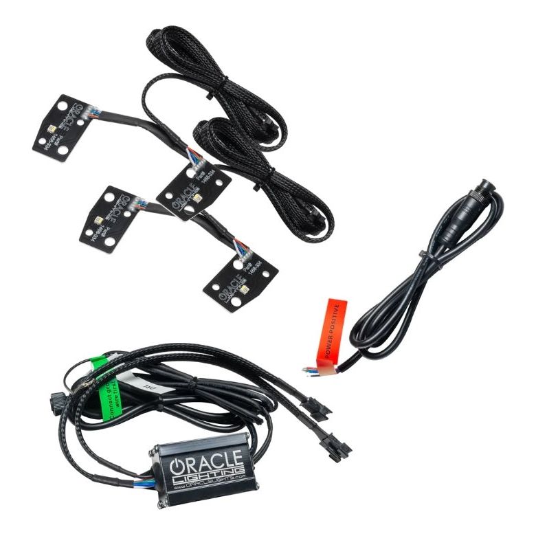 ORACLE Lighting ColorSHIFT RGB+W Headlight DRL Upgrade with Simple Controller for 2021-C Ford Bronco 1468-504