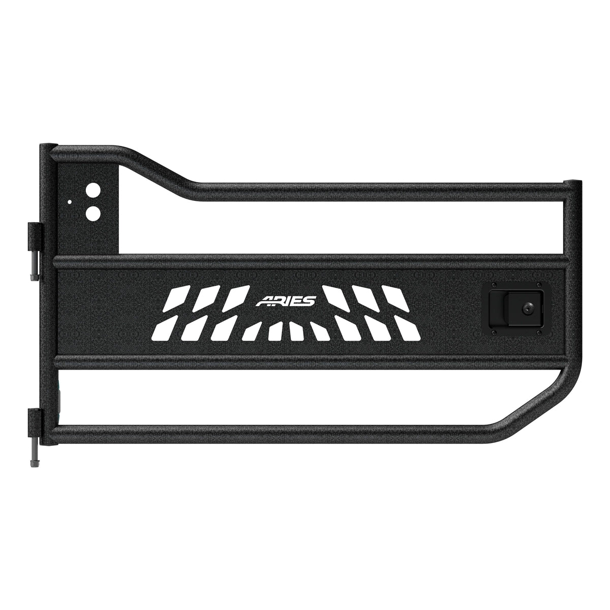 Aries Automotive Front Tube Doors (Black) for 2018-C Jeep Wrangler JL - JLU - Gladiator JT 1500200