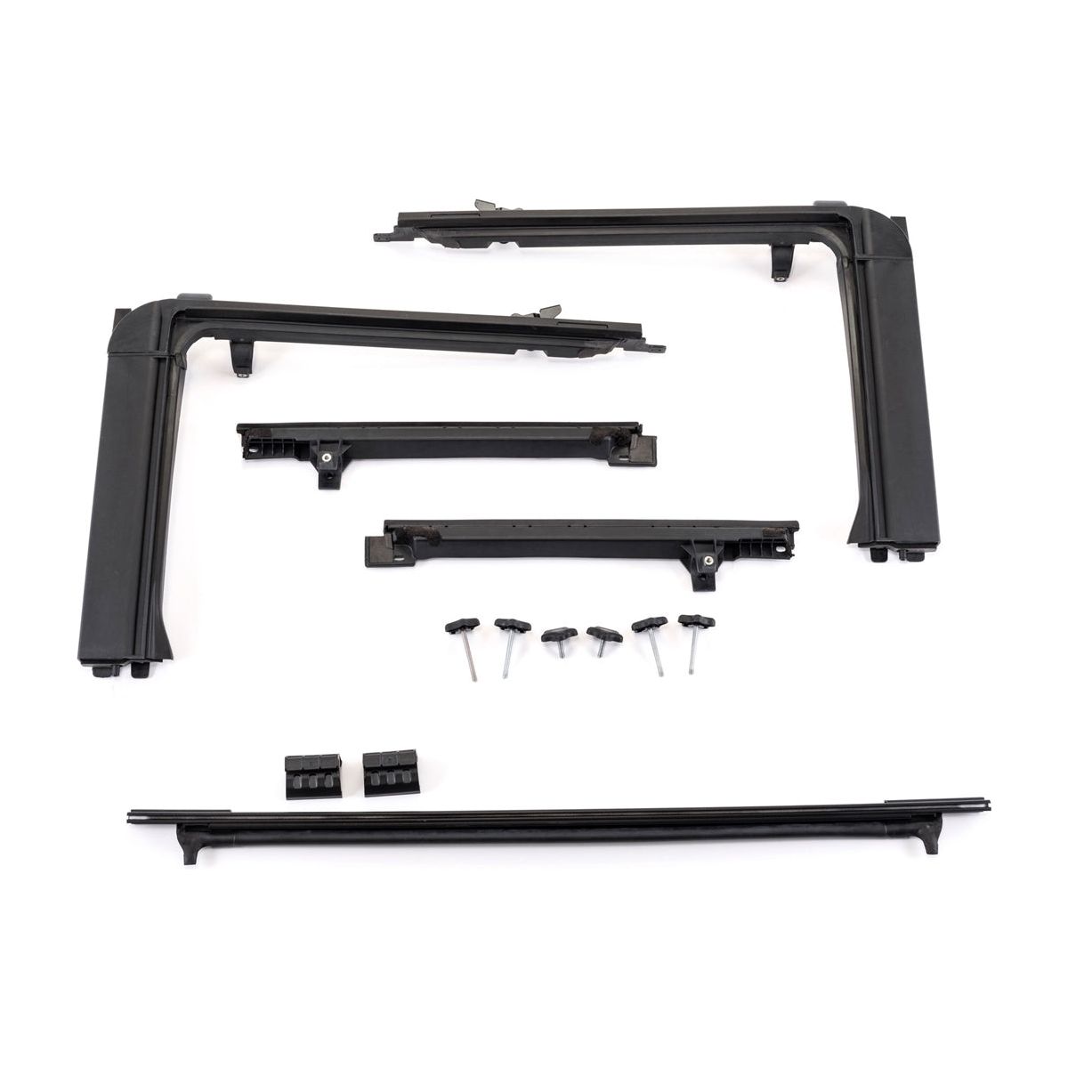 MasterTop Factory Style Door Surrounds with Tailgate Bar for 2007-2018 JK 4 Door Models 15420401