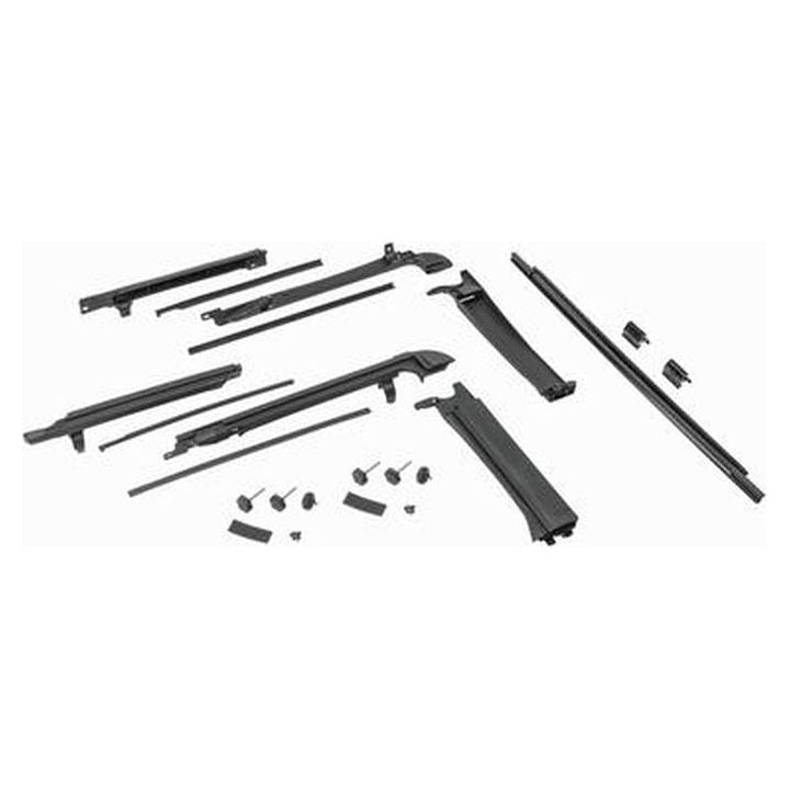 MasterTop Factory Style Door Surrounds with Tailgate Bar for 2007-2018 JK 4 Door Models 15420401