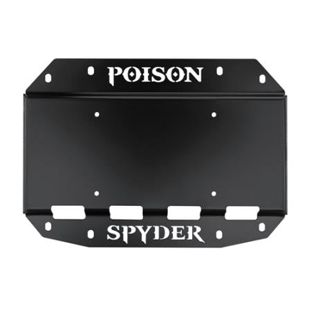 Poison Spyder Tire Carrier Delete Plate with Camera Mount (Black) for 18+ Jeep Wrangler JL 19-04-013P1