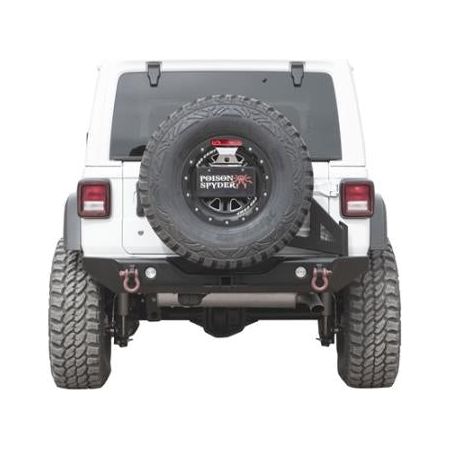 Poison Spyder Frame Mounted Tire Carrier with Camera Mount (Black) for JK and JL 19-62-031TP1