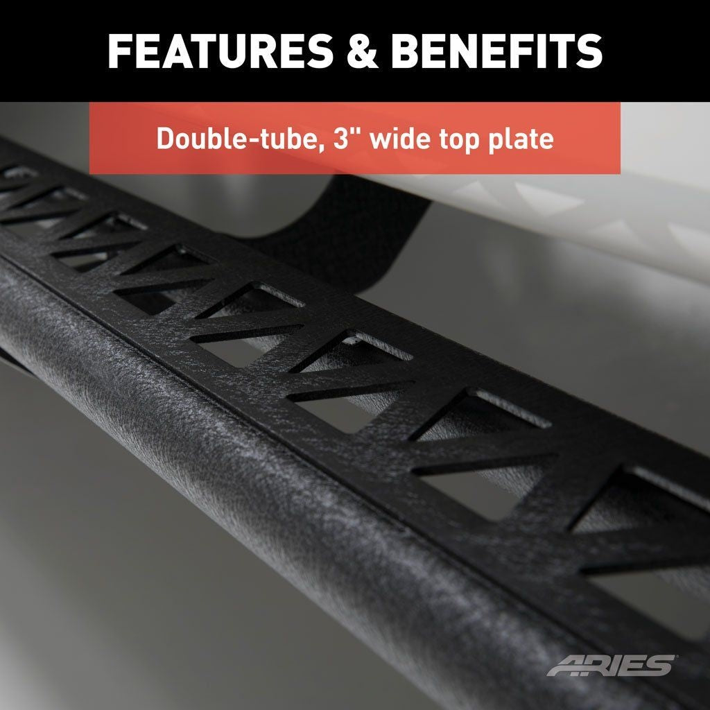 Aries Automotive Rocker Step Running Boards, Select Jeep Wrangler JL 2 Door Models 2074119