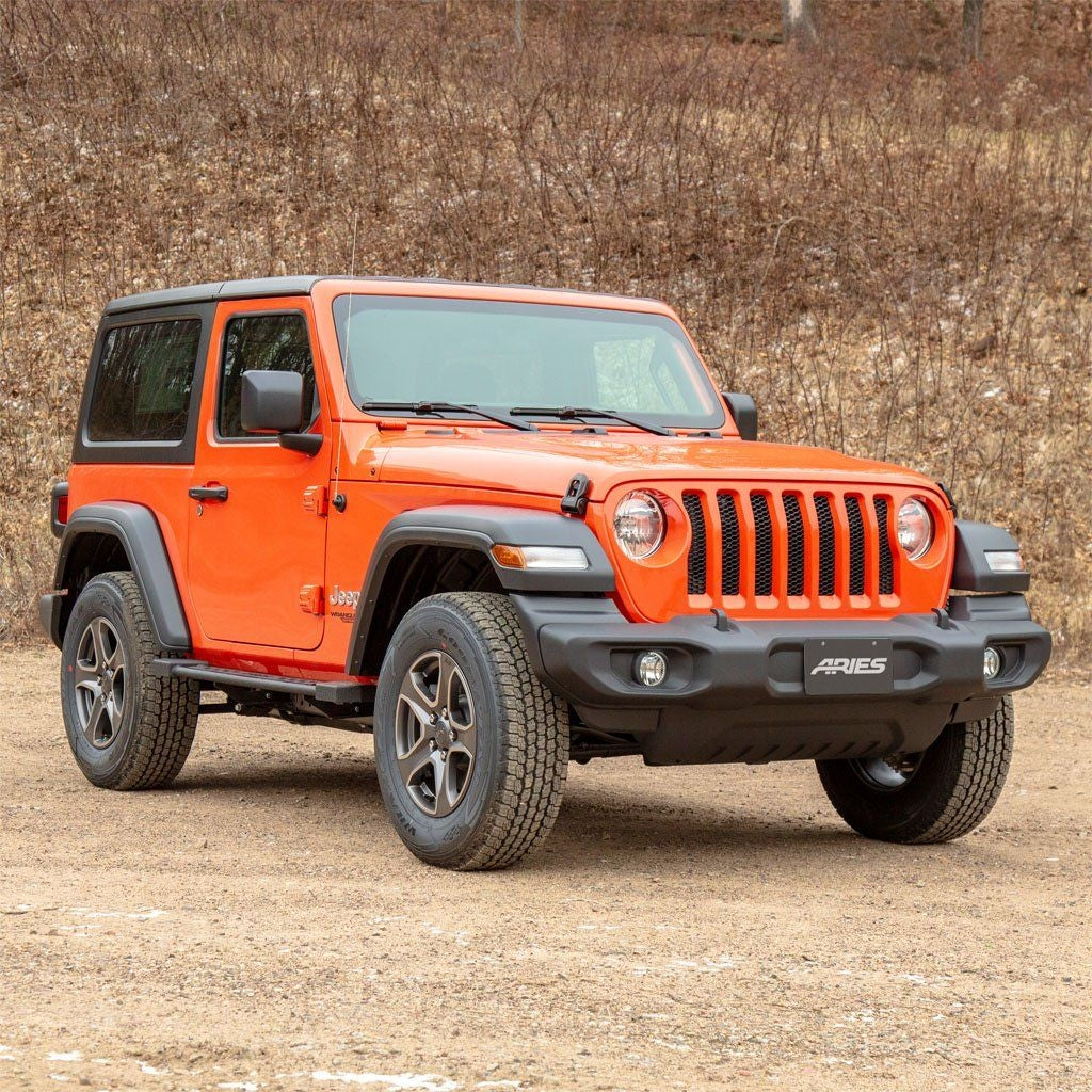 Aries Automotive Rocker Step Running Boards, Select Jeep Wrangler JL 2 Door Models 2074119