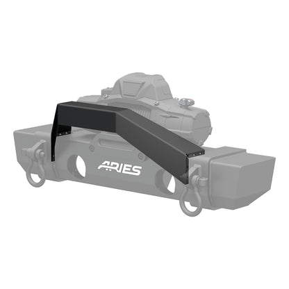 Aries Automotive TrailCrusher Front Bumper Angular Brush Guard (Black) For 18+ Jeep Wrangler JL 4 Door Models