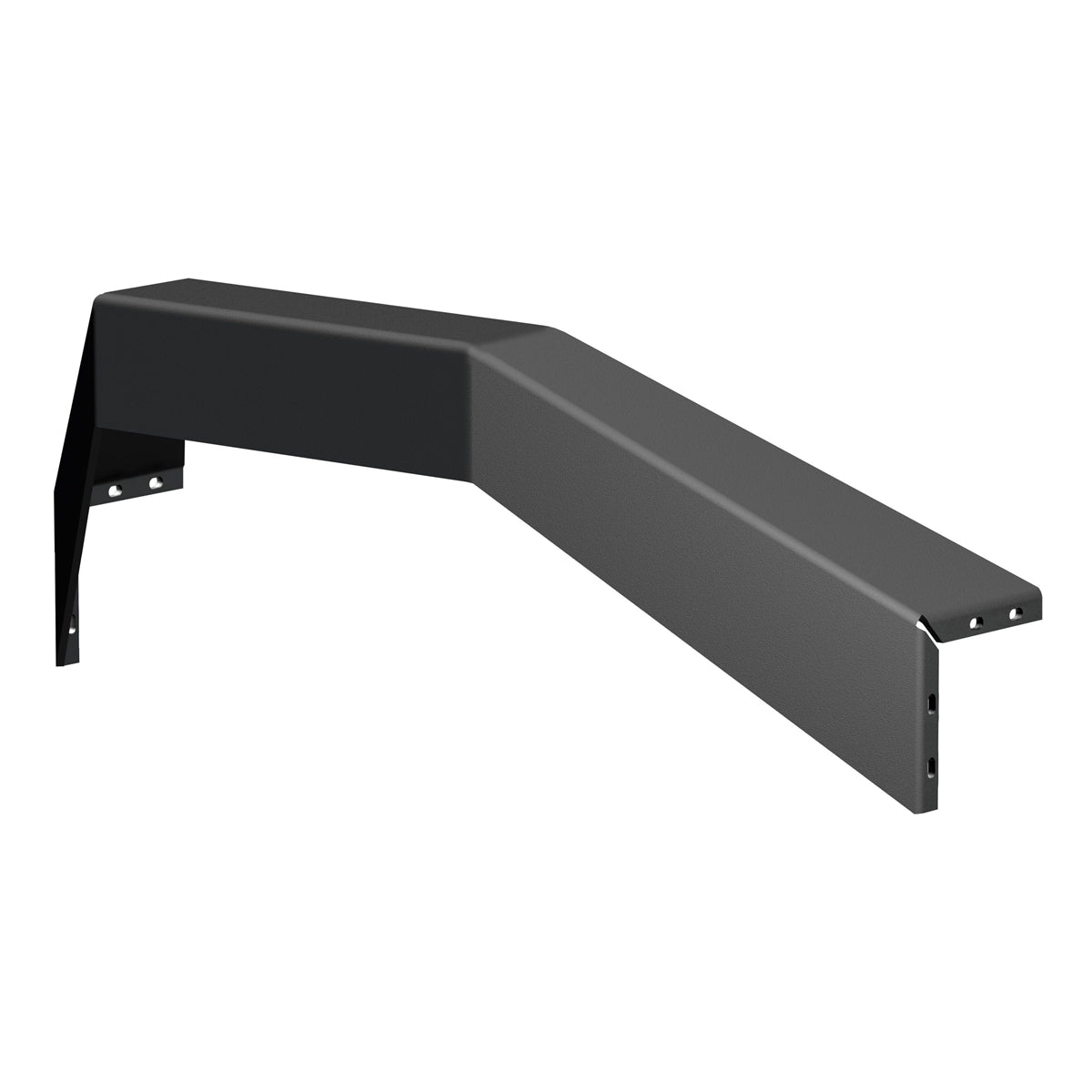 Aries Automotive TrailCrusher Front Bumper Angular Brush Guard (Black) For 18+ Jeep Wrangler JL 4 Door Models