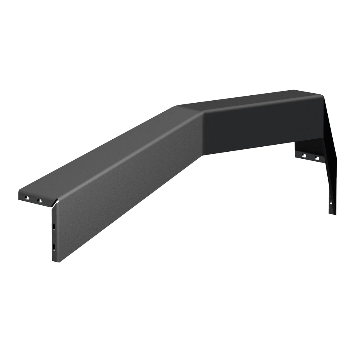 Aries Automotive TrailCrusher Front Bumper Angular Brush Guard (Black) For 18+ Jeep Wrangler JL 4 Door Models