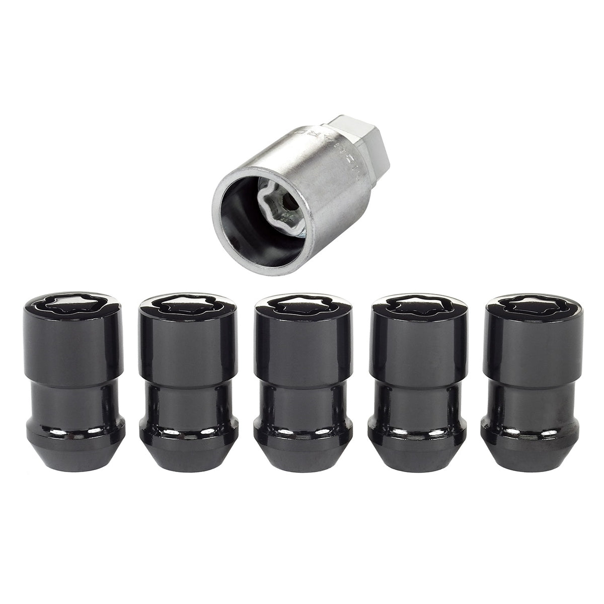 McGard Black Wheel Locks JK-TJ-YJ (Set of 5 Locks & 1 Key) 24548