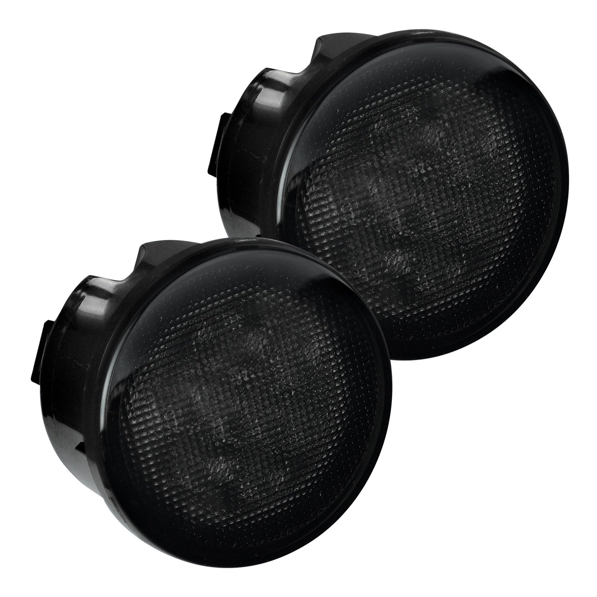 Recon Turn Signal Fender Lights (Smoked) for 2007-2018 JK 264134WHBK