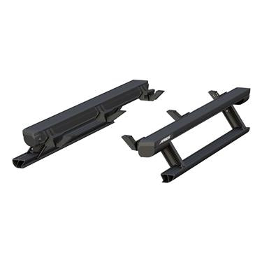 Aries Automotive (Black) ActionTrac Powered Running Boards for Jeep Wrangler JL Unlimited 4 Door Models