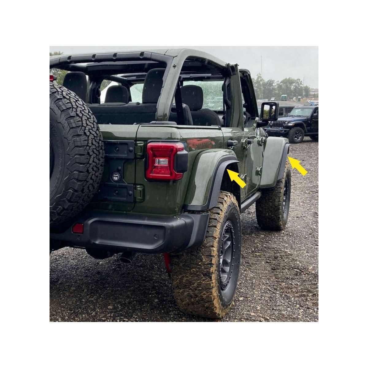 Mopar Fender Flare Extentions kit 2018-2025 Jeep Wrangler JL 392-Flares