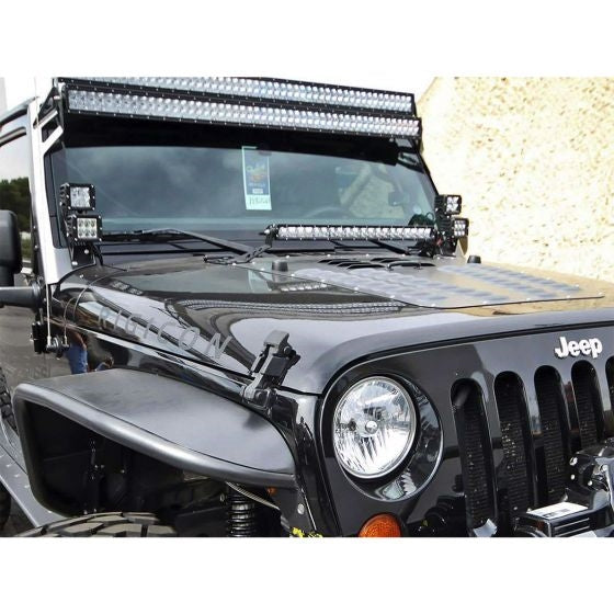 Rigid Industries Dual A-Pillar Mounting Kit For D-Series LED Lights for JK 2007-2018 40335