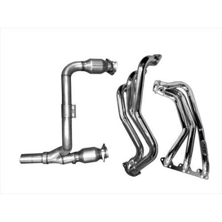 BBK Performance Full Length Performance Header (Chrome) for JK