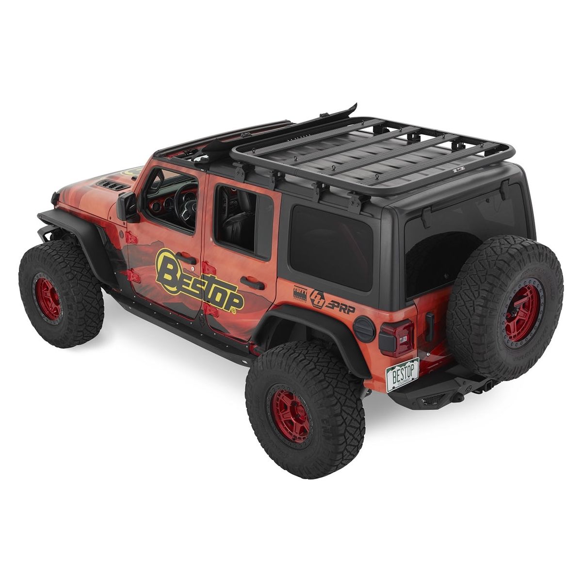 2018 Jeep Wrangler JL - Hard Top Support, Roof Rack and Cargo Box - Rhino  Rack / Thule