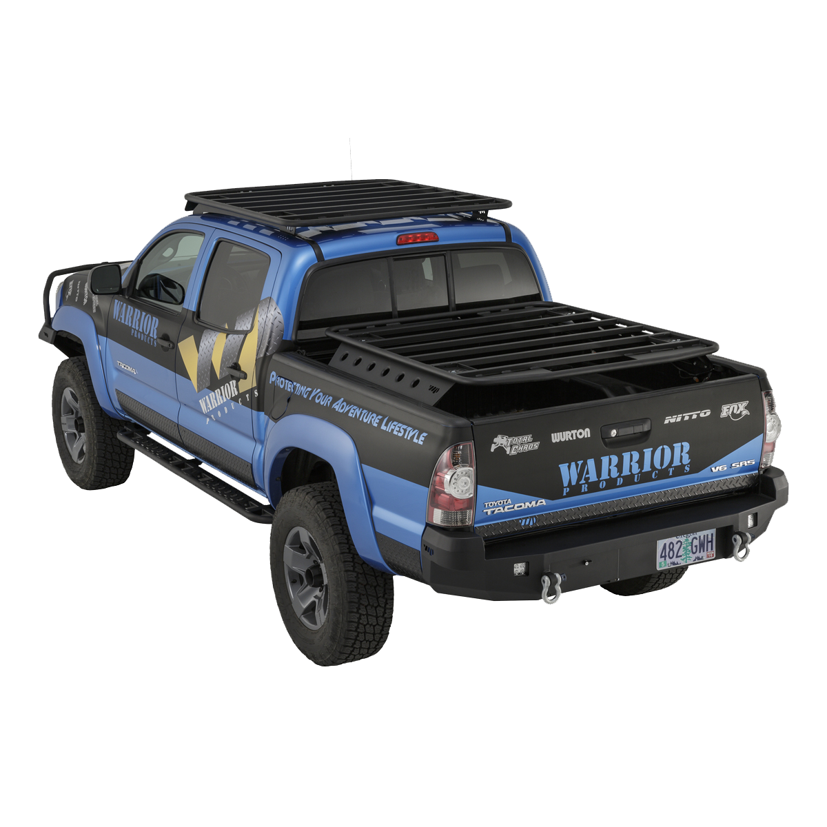 Warrior Products Toyota Tacoma Platform Bed Rack (2005-2020 Tacoma) 4810